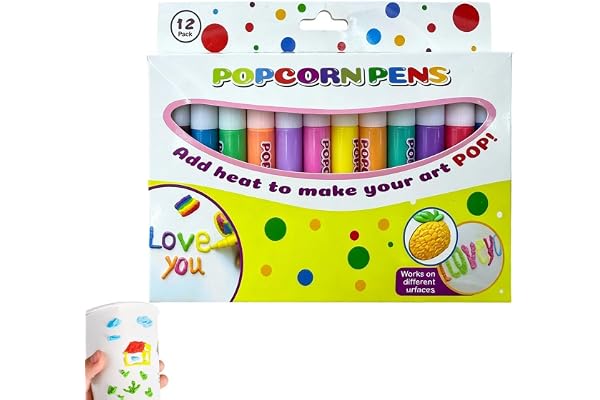 Bubble Pen set, värmeaktiverade markörer, pufffärg pennor för barns