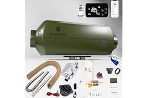 XMYXGAR YCSH Calefaccion estacionaria diesel 2kw 12v ch22 v2, Calefaccion homologable ITV de Aire diésel de Bluetooth 12V con Bomba de Aceite silenciosa, Altitud Disponible 5,000 m, Nuevo Modo de ventilación