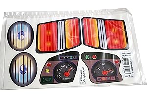 The Toy Restore Replacement Stickers Fits Little Tikes Grand Cozy Coupe Car Grey Decals