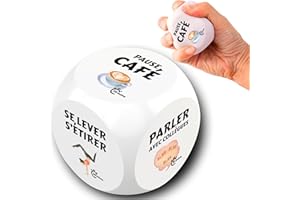 EQUIK PRODUCTS Cube Anti Stress, Cube Antistress | Balle Anti-Stress | Cadeau Bureau, Cadeau Collegue, Cadeau Etudiant | Stress Anxiété Angoisse | Boule Anti Stress Adulte