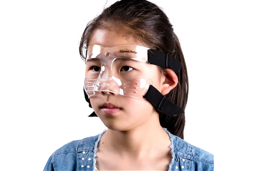 QianCheng Nose Guard Shield, Protective Guard L5 Small Size with Padding for Children and Teenagers, QC-L5-S
