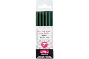 CLAIREFONTAINE ES J. Herbin 35812t de cera, caja con 6 asas Hobby para pistola, blanda, color turquesa, color verde oscuro