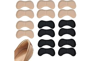 ZHIHUITL Cuscini per tallone Pad Heel,di cuscinetti per il tallone,8 paia comodi cuscinetti per il,soletta autoadesiva per la cura dei piedi per scarpe,impediscono ai di sfregare e scivolare