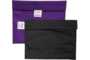 ‎FRIO FRIO Expedition Diabetiker Insulin Kühltasche 15 x 21 cm Lila | Für bis zu 9 Insulin Pens | Kühlt mit kaltem Wasser I Keine Kühlakkus notwendig | Wiederverwendbar