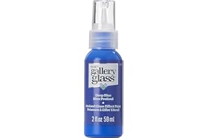 FolkArt Gallery Glass Paint 2oz-Deep Blue