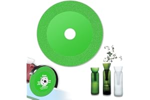 KIZATEN Disque à Tronçonner Verre, Ø125mm Professionnel Glass Cutting Disc Mince Disque de Coupe de Verre Disque Diamant pour Meuleuse d'angle pour Céramique, Verre, Jade, Bouteille de vin, Carrelage Dur