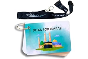 ALBIDAYA ISLAMIC STORE Umrah Dua Cards (With Lanyard)