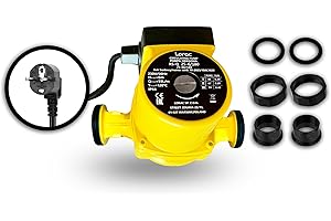 LORAC RS-Q 25-6/180 Professional Series Bomba de circulación, bomba de agua potable, bomba de calefacción por suelo radiante 25-60/180, 48-93W, H.max 6m, T.max - 120st.C, 3,3m3/h