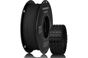 ‎TINMORRY Filament TPU 1,75 mm, TINMORRY TPU 3D Druckmaterialien für FDM 3D Drucker, 1 kg 1 Spule, Schwarz