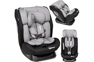 BEBELISSIMO - Siège auto I-size - groupe 0+/1/2/3 - (0-36kg) - Inclinable - 40-150cm - i-EOS - gris