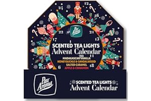 HER FLAVOUR Aroma Scented Tea Light Candle Advent Calendar 2023 | Christmas Scented Candles Gift Set | Countdown To Christmas With 24 Scented Tea Lights | Perfect Gifts for Women