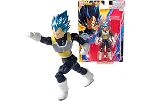 DRAGON BALL Z Bandai Dragon Ball Evolve Blue Vegeta Figure | Dragon Ball Super Vegeta Toy Figure | Anime Gifts and Merch From Your Favourite Series | 12.5 cm