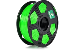 Pinuotu 3D Printer Filament, PLA Filament 1.75mm 1KG (2.2 lbs) Spool, Dimensional Accuracy +/- 0.03 mm, 100% Europe Raw Material (Green)…