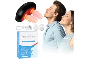 FUNTHY Red Light Nasal Therapy Device,Portable Red Light Nasal Therapy Instrument, Physiotherapy Nasal Soothing Device,Red Light Nasal Therapy for Nose Nasal Clearing Device (c)