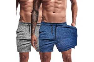 Agilelin 5”Ropa Deportiva Ligero Hombre,Pantalon Cortos Deportivos Secado rápido,Pantalones Gimnasio con Bolsillo,Capacitación Transpirable
