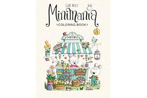 Minimania Volume 3 - Coloring Book with little cute Wonder Worlds