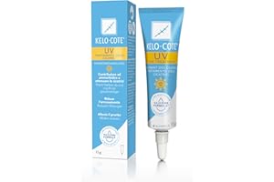 ‎KELO-COTE KELO-COTE UV SPF30 Silikon-Narben-Gel 15g mit Sonnenschutz, für chirurgische Narben, erhabene, wulstige Narben wie hypertrophe Narben und Keloide, Verletzungen