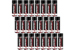 PRITEX – MoS2 Rostlöser Spray 24 x 400 ml – Kriechöl löst festsitzende Verbindungen & beseitigt Quietschen/Knarren – hochwertiges Schmiermittel schützt vor Rost & Korrosion