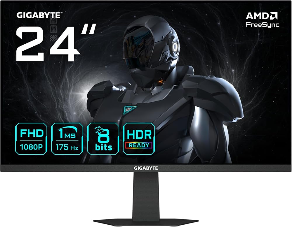 GIGABYTE GS24F14A 23,8″ 175Hz 1ms HDR10 Full HD Gaming (Oyuncu) Monitör