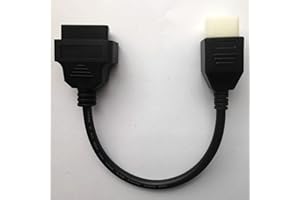 OTKEFDI Adattatore OBD della Bici del Motore 6Pin, connettore del Cavo diagnostico OBD2 del Motociclo Motorrad per Delphi ECU-Bene-LLI TNT GT TRK e K-T-M...