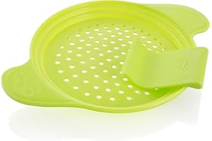 Muxel Spätzlewunder die Alternative für Spätzlebrett, Hobel Spätzlepresse mit Schaber, grün