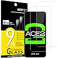 NEW'C 2 Pezzi, Vetro Temperato per Oppo Ace 2, Oppo A52, Pellicola Prottetiva Anti Graffio, Anti-Impronte, Senza Bolle, Durez