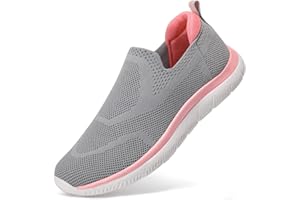 HKR Scarpe Donna Ginnastica Slip on Sneakers Outdoor Corsa Running Scarpe Sportive Casual