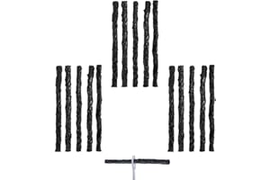 IBRIQO® 15 Mechas de Recambio 3,5 x 50 MM para Kit Herramienta Reparación Pinchazos MTB | Recambio Mechas MTB | Mechas Reparación Tubeless MTB y Road | Recambios Antipinchazos Bicicleta