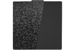 Nssnlur Piastra di base in PET PEO 330x330 mm, piastra di costruzione in PET PEO flessibile e liscia, foglio di acciaio per stampante 3D per QIDI X-Max 3 per Elegoo Neptune 3 Plus/Neptune 4 Plus