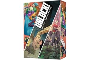 UNBOX NOW Space Cowboys | Unlock! Mythic Adventures | Juego de Mesa de Escape Room para Adultos y Familias | A Partir de 10 Años | De 1 a 6 Jugadores | 60 Minutos por Partida | Español