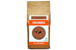 BLENDNATURE Café en Grano 1kg Natural Colombia 100% Arabica-Calificación 82 puntos por la Specialty Coffee Association (SCA) por su sabor aroma y excelencia-Origen exclusivo Colombia