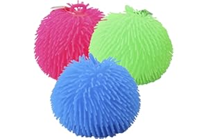 FLYPOP'S - Swiecaca Pilka Jez - Gra Kermesse - 038093 - Wiele Kolorów - Plastik - Puffer Ball - Urodziny - Gra na Przerwe - 22 cm22 cmOd 3 lat