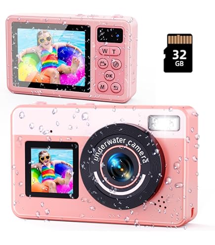 Appareil Photo Étanche Comius Sharp 30MP FHD Vidéo 16X Zoom - Écran Double Selfie Sous L'Eau