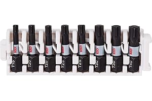 Bosch Accessories Assortiment de 8 embouts de vissage Impact Control de Bosch Professional (Pick and Click, accessoires pour visseuse à percussion)