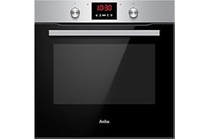 Amica ABE 9430 E Four encastrable avec chaleur tournante/acier inoxydable/minuteur/chambre de cuisson XXL/nettoyage à la vapeur d'eau
