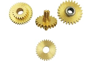 Wingostore 30 note manovella movimento carillon con ingranaggi in rame fai da te fai da te kit di strumenti musicali (CopperGear)