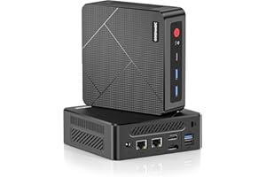 origimagic C4 Mini PC,con Ryzen 5 3550H Processor(fino a 3,7GHz) Light Gaming PC,16GB RAM,512GB SSD,Supporto Triple Display,USB3.2/Doppia Ethernet/Wi-Fi5/BT 5.0,Mini Desktop per Ufficio Domestico