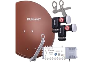 DUR-line Set antenna satellitare Select 75/80 [LNB, commutatore]