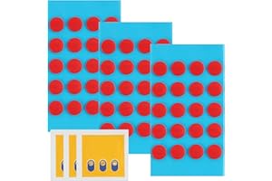 JIAHEHE 60 Pièces Patins Souris Ultra-Lisses en PTFE 100% à Dureté Renforcée, Patins Ronds Rouges 6 mm, Parfaits pour Logitech G Pro Wireless, Glisse Précise sur Tapis Tissu et Résine, Sensation Originale