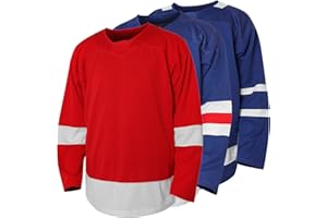 PHONEUTRIX Blank Ice Hockey Practice Jerseys for Men Lightweight Training League Jersey
