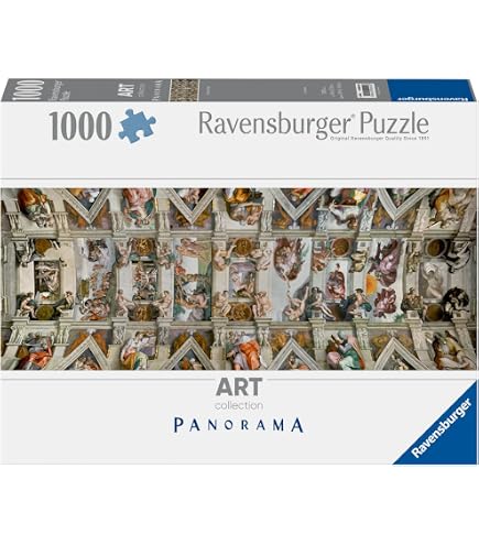Puzzle 1000 Pezzi Ravensburger - 'La Creazione Di Adamo' Di Michelangelo, Collezione Arte Per Adulti