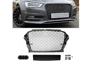 ‎DM AUTOTEILE DM Autoteile Wabendesign Kühlergrill Wabengrill Glanz passend für A3 8V 12-16 auch RS3