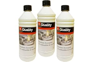PREISJUBEL 3 x Ethanol-Sicherheitsbrennpaste 1000ml, Brennpaste, Anzündpaste, Anzündgel