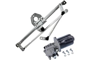 BESTPRICE Motore tergicristallo 12v anteriore + tirante tergicristallo, motore tergicristallo parabrezza Compatibile con OPEL CORSA C (X01),CORSA C Box/Hatchback (X01),TIGRA TwinTop (X04)