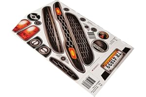 The Toy Restore Replacement Stickers fits Avigo Austin Mini Cooper Push Buggy Stroller Kids Ride-on Car Set