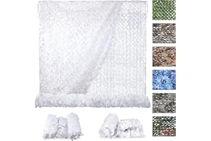 MIKKUPPA Red de camuflaje – 150D tela Oxford, 1,5 x 2 m, 3 x 3 m, 3 x 4 m, 3 x 6 m, 4 x 6 m, para caza, camping, exterior, militar, protección visual y decoración