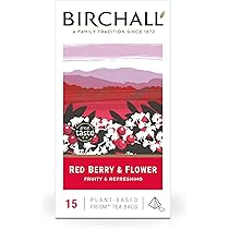 Birchall Red Berry & Flower - 80 Prism Tea Bags & Tea | Camomile Flowers | Herbal Tea | 1 Pack Of 80 Plant-Based Prism Tea Bags | Buy Now With Express International Delivery - View #2