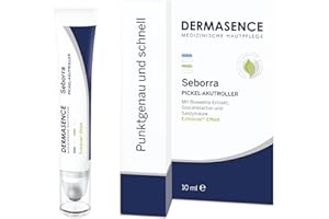 ‎DERMASENCE DERMASENCE Seborra Pickel-Akutroller, 10 ml – SOS-Pflege bei Pickeln und Mitessern, punktuelle Hilfe bei Unreinheiten, beruhigt Rötungen, zieht schnell ein, parfümfrei, vegan, ideal für unterwegs
