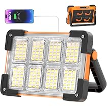 T-SUN 100W Faro LED Ricaricabile Solare 5 Modalità Faretto LED Batteria T-SUN 100W Faro LED Ricaricabile Solare 5 Modalità Faretto LED Batteria