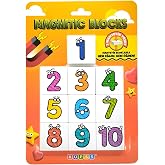 Manyetik Sayı Blokları - Number Blocks - Eğitici Oyuncak Mıknatıslı Blok Sayılar - &Ccedil;ift taraflı